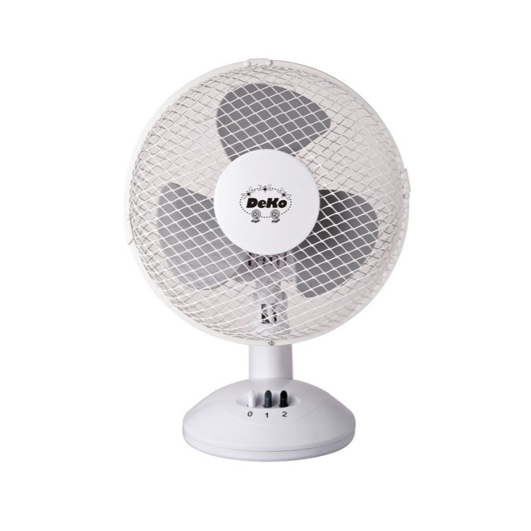 DEKO Tischventilator B235 Stratos D: 23cm weiss