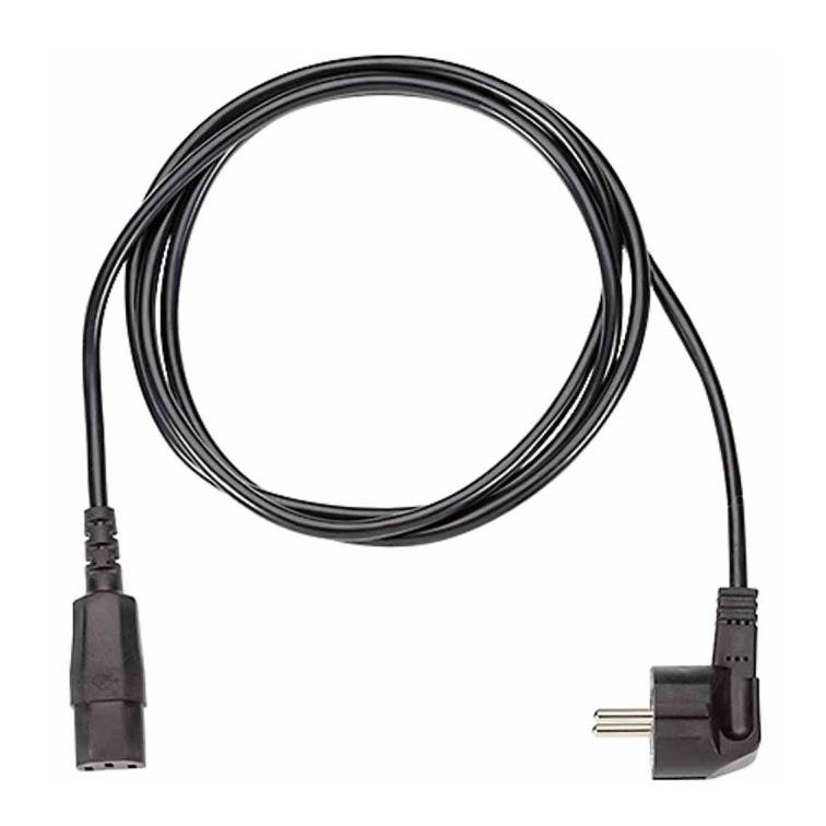 BACHMANN Kaltgeräte-Zuleitung PVC 3,0m schwarz H05VV-F 3G 1,00