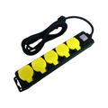 PROTEC.class Steckdosenleiste 6fach mit Schalter IP44
