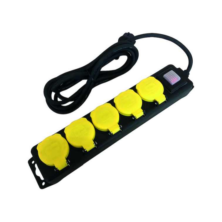 PROTEC.class Steckdosenleiste 6fach mit Schalter IP44