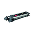 PROTEC.class Steckdosenleiste PDSLAS 3a/s 3f mit Schalter alu/schwarz